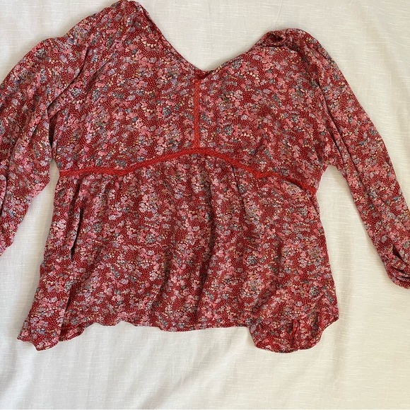 116-Sky and Sand 4X boho blouse - Picture 1 of 4